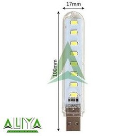 تصویر لامپ ال ای دی مدل USB-8LED 