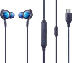 تصویر هندزفری اصلی سامسونگ (Samsung) مدل تایپ سی AKG Type-C Earphone هدفون بی سیم سامسونگ مدل EO-IC100BBEGUS Type-C