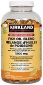 تصویر قرص فیش اویل ترکیبی کرکلند 1000mg (400 عددی) FISH OIL BLEND MELANGE d'HUILES de POISSONS