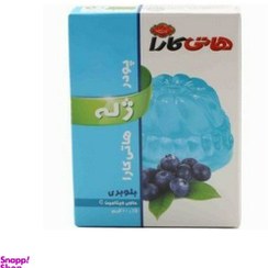 تصویر پودر ژله بلوبری هاتی کارا وزن 100 گرم 