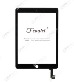 تصویر تاچ گلس آیپد IPAD AIR 2 2014 اورجینال با OCA - مشکی IPAD AIR 2 GLASS TOUCH WITH OCA