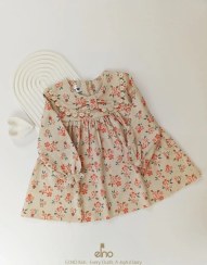 تصویر پیراهن دخترانه کبریتی طرح دلبر 