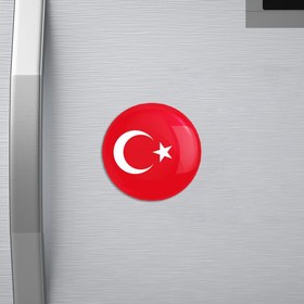 تصویر مگنت خندالو طرح پرچم ترکیه 