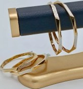 تصویر دستبند طلا زنانه وگاس آسیا 