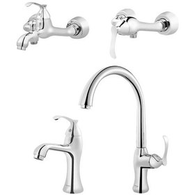 تصویر شیر توالت شودر مدل کلاسیک Shouder Toilet Faucet Classic Model