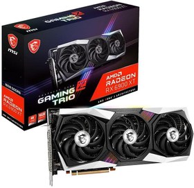 تصویر کارت گرافیک MSI Gaming Radeon RX 6900 XT Gaming Z Trio 16G 16GB GDDR6 256 بیت HDMI/DP Nvlink Torx Fan 4 AMD (RX 6900 XT Gaming Z Trio 16G) - ارسال 20 روز کاری MSI Gaming Radeon RX 6900 XT Gaming Z Trio 16G 16GB GDDR6 256-Bit HDMI/DP Nvlink Torx Fan 4 AMD Graphics Card (RX 6900 XT Gaming Z Trio 16G)