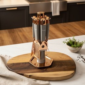 تصویر ست ابزار آشپزخانه ۷ پارچه Şahin خاکستری 