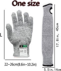 تصویر دستکش و آستین مقاوم در برابر برش و پنجه حیوانات خانگی ، برند: ANLONGLI کد: B70 ا Pet Claw and Cut Resistant Gloves and Sleeves, Brand: ANLONGLI Code: B70 Pet Claw and Cut Resistant Gloves and Sleeves, Brand: ANLONGLI Code: B70