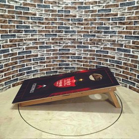 تصویر برد کورن هول طرح پرسپولیس Cornhole board model Persepolis