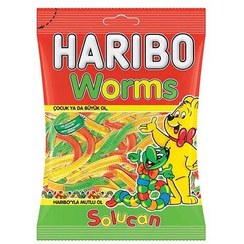 تصویر پاستیل مار worms هاریبو 160 گرم 00791