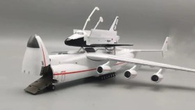 تصویر ماکت هواپیما انتونف 225 بوران | Airplane Model 1:200 Antonov An-225 with Buran Space Shuttle 