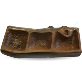 تصویر ظرف مزه چوبی مدل راشین 