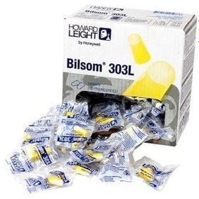 تصویر گوش گیر هاوارد لایت مدل BILSOM 303L بسته 10 جفتی محافظ گوش هانیول مدل BILSOM 303L