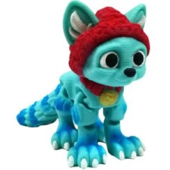 تصویر اکشن فیگور مدل بچه روباه - فانتزی و متحرک 