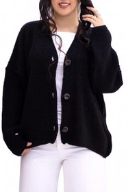 تصویر جکت بافت - سورمه ای 