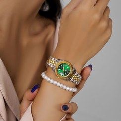 تصویر ساعت زنانه/دخترانه Rolex تاریخدار SGG 