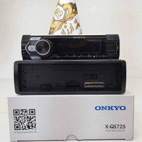 تصویر پخش اصلی انکیو پنل جدا مولتی کالر مدل ONKYO MP3 X-Qs725 