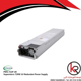 تصویر پاور سوپرمیکرو Supermicro 720W 1U Redundant Power Supply (PWS-721P-1R) 