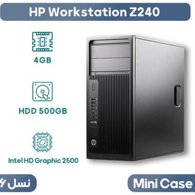 تصویر خرید و قیمت کیس استوک HP Workstation Z240 سایز مینی 