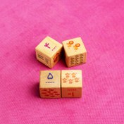 تصویر مکعب های چوبی اعداد 