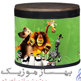 تصویر طبلک کودک طرح ماداگاسکار (طبلک شادی) 