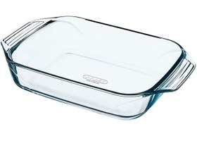 تصویر تابه مستطیل پیرکس مدل 407 سایز ۲۰×۳۱ 