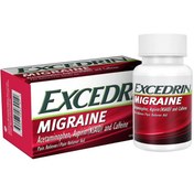 تصویر قرص های اکسدرین ضد میگرن ، درد اکسدرین - استامینوفن/آسپرین (NSAID)۳۰۰عددی Excedrin Migraine Pain Reliever Caplets - Acetaminophen/Aspirin (NSAID)