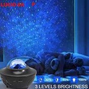 تصویر پروژکتور کهکشانی به همراه ریپموت کنترل Galaxy projector