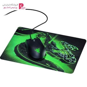 تصویر باندل موس و موس پد گیمینگ ریزر مدل Abyssus Lite & Goliathus Control Razer Abyssus Lite and Goliathus Control Fissure Mouse and Mouse Pad Bundle