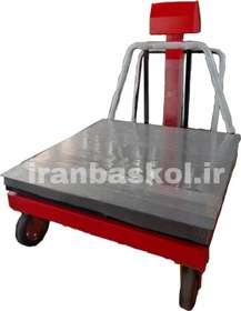 تصویر باسکول دو تنی چرخدار 