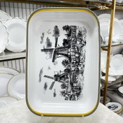 تصویر دیس لازانیا سایز ۴۰ ویلیج چینی زرین 