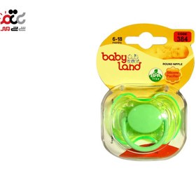 تصویر پستانک سیلیکونی شب تاب ارتودنسی 48 BabyLand Night Time Silicone Pacifier 48