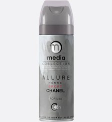 تصویر اسپری مدیا مدل Allure Homme Sport Chanel مردانه Media Collection Allure Homme Sport Chanel Spray