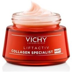 تصویر Vichy کرم شبانه ضد پیری ویشی با تخصص کلاژن 50 میلی لیتر 