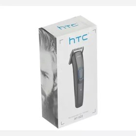 تصویر خط زن حرفه ای htc اصلی با قابلیت شارژ و استفاده از باطری آلکالین دو عدد به صورت مداوم بره مدت 45دقیقه داری شانه 