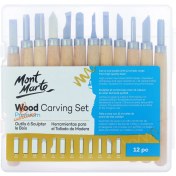 تصویر ست مغار 12 عددی دسته چوبی مونتمارت MONT MARTE 