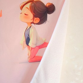 تصویر حوله ورزشی ایروبیک دخترانه 