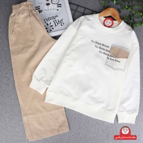 تصویر ست پسرانه کتان 