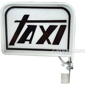 تصویر تابلو تاکسی TAXI دو طرفه چراغدار 