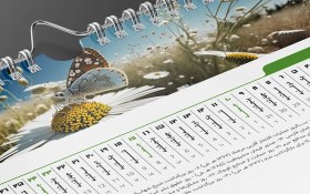 تصویر تقویم 1404 طرح رومیزی 