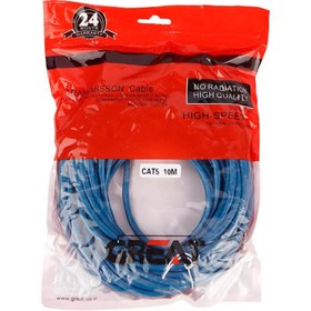 تصویر کابل شبکه 10 متری گریت CAT 5 Lan Cable GREAT Cat6 10 m