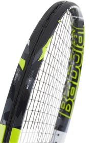 تصویر راکت تنیس سیاه دخترانه و پسرانه بچگانه PURE AERO 2023 JR 26 عملکرد RAKI CHILDREN GRIP L00 BABOLAT 