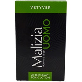 تصویر افتر شیو مردانه وتیور 100 میلی لیتر مالیزیا Malizia Vetyver after shave Tonic Lotion