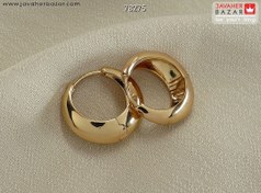 تصویر گوشواره حلقه‌ای ژوپینگ کد ۲۳۴۹ وزن ۵.۵ گرم 