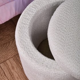 تصویر پاف پیلوت با پارچه تدی 