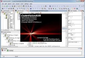 تصویر نرم افزار ویندوز CodeVision AVR 1.24.6 + license (professional version) 