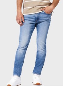 تصویر شلوار جین تنگ با رنگ شسته شده روشن برند american eagle Light Wash Slim Fit Jeans