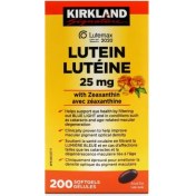 تصویر لوتئین کرکلند (۲۰۰عددی) Kirkland Lutein 25mg 200 Softgels 