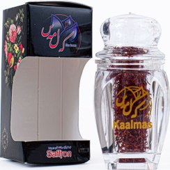 تصویر زعفران نگین دو گرمی کریستال نقلی 