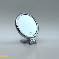 تصویر آینه آرایشی KING مدل تو‌کیفی سه‌کاره گرد ۱۰x 